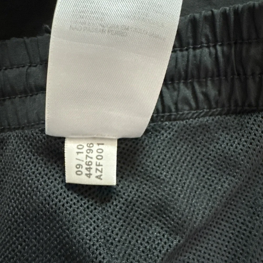 Adidas Windbreaker Track Pants Mens Sz 2XL 44x32 Black Lined Straight Athleisure